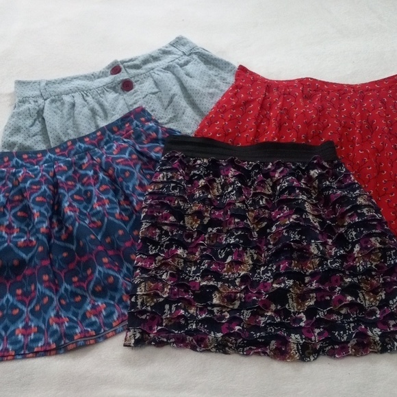 Bethany Mota Dresses & Skirts - Mini Skirt Bundle (4) Size XS/Small Mixed Brands